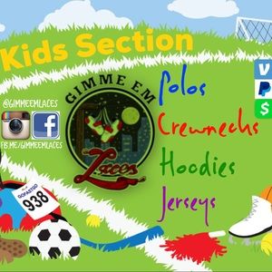 Gimme EM Laces! Shop our kids section!